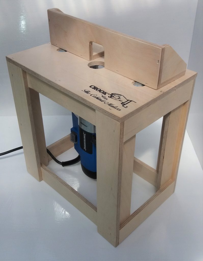 The Mini Router Table - Compact Deisgn - Crook's the 